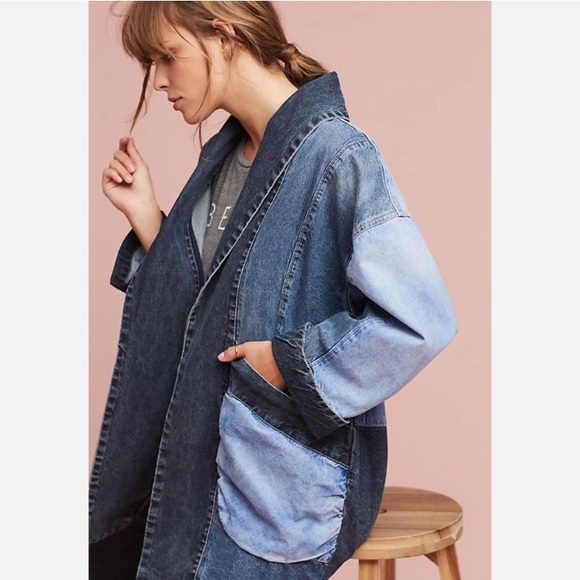 kimono jacket denim